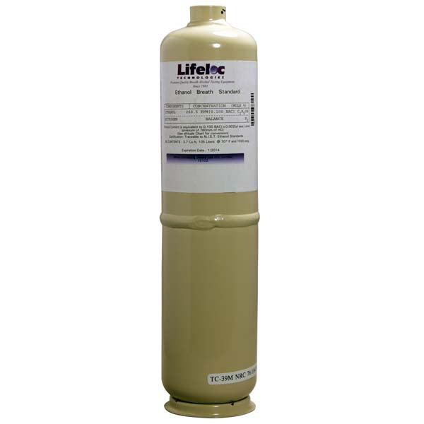 Calibration Gas Tank (Only) - 105 L (.100 Standard)